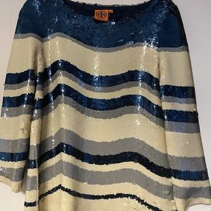 Tory Burch Sequin Sweater